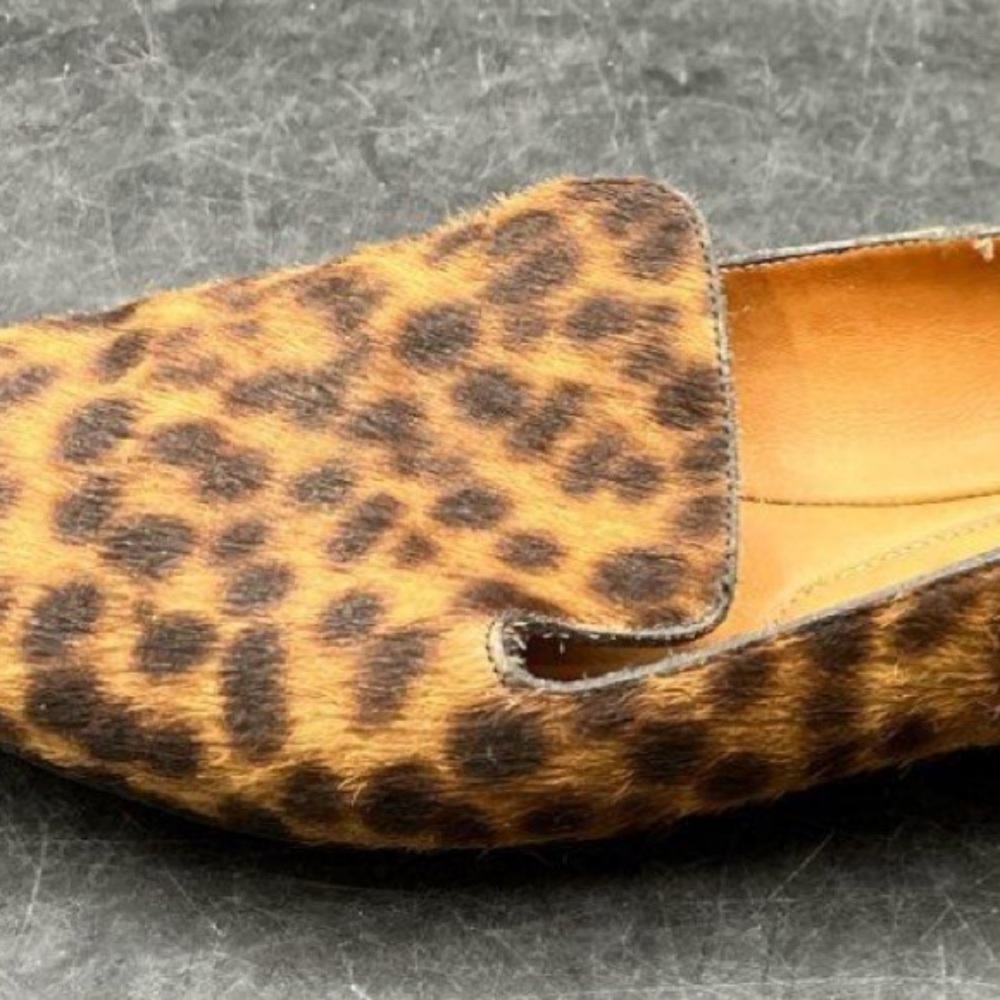 🐆 Veronica Beard Griffin Leopard Calf Hair Shoes 🐆 - Picture 3 of 7